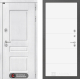 Входная металлическая Дверь Лабиринт (LABIRINT) Versal 13 Белый софт в Балашихе