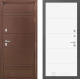 Входная металлическая Дверь Лабиринт (LABIRINT) Термо Лайт 13 Белый софт в Балашихе
