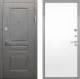Входная металлическая Дверь Интекрон (INTECRON) Брайтон Графит Гладкая Силк Сноу в Балашихе