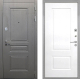 Входная металлическая Дверь Интекрон (INTECRON) Брайтон Графит Альба Роял Вуд белый в Балашихе