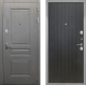 Входная металлическая Дверь Интекрон (INTECRON) Брайтон Графит ФЛ-295 Лофт черный в Балашихе