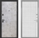Входная металлическая Дверь Интекрон (INTECRON) Профит Black Мрамор Светлый В-07 с молдингом Лофт белый в Балашихе