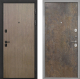 Входная металлическая Дверь Интекрон (INTECRON) Профит Black Венге Коричневый Гладкая Гранж в Балашихе