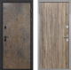 Входная металлическая Дверь Интекрон (INTECRON) Профит Black Гранж Гладкая Дуб турин в Балашихе