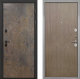 Входная металлическая Дверь Интекрон (INTECRON) Профит Black Гранж Гладкая шпон Венге коричневый в Балашихе