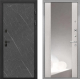 Входная металлическая Дверь Интекрон (INTECRON) Профит Black Гранит Лава Оникс ФЛЗ-516 Зеркало Сосна белая в Балашихе