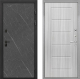 Входная металлическая Дверь Интекрон (INTECRON) Профит Black Гранит Лава Оникс ФЛ-39 Сандал белый в Балашихе