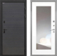 Дверь Интекрон (INTECRON) Профит Black Эковенге ФЛЗ-120-М Зеркало Белый матовый в Балашихе