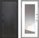 Дверь Интекрон (INTECRON) Профит Black ФЛ-295 ФЛЗ-120-М Зеркало Белый матовый в Балашихе
