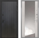 Входная металлическая Дверь Интекрон (INTECRON) Профит Black ФЛ-295 ФЛЗ-516 Зеркало Сосна белая в Балашихе