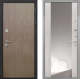 Входная металлическая Дверь Интекрон (INTECRON) Гектор Венге Коричневый ФЛЗ-516 Зеркало Сосна белая в Балашихе