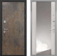 Входная металлическая Дверь Интекрон (INTECRON) Гектор Гранж ФЛЗ-516 Зеркало Сосна белая в Балашихе