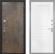 Входная металлическая Дверь Интекрон (INTECRON) Гектор Гранж ФЛ-243 Белый матовый в Балашихе