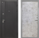 Входная металлическая Дверь Интекрон (INTECRON) Олимпия Black 4К Гладкая Мрамор светлый в Балашихе