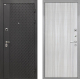Входная металлическая Дверь Интекрон (INTECRON) Олимпия Black 4К В-07 с молдингом Сандал белый в Балашихе
