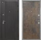 Входная металлическая Дверь Интекрон (INTECRON) Олимпия Black 4К Гладкая Гранж в Балашихе
