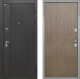 Входная металлическая Дверь Интекрон (INTECRON) Олимпия Black 4К Гладкая шпон Венге коричневый в Балашихе