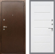 Входная металлическая Дверь Рекс (REX) 1А Медный Антик Сити Белый ясень в Балашихе