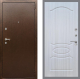 Входная металлическая Дверь Рекс (REX) 1А Медный Антик FL-128 Сандал белый в Балашихе