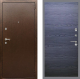 Входная металлическая Дверь Рекс (REX) 1А Медный Антик GL Дуб тангенальный черный в Балашихе