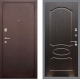 Входная металлическая Дверь Рекс (REX) 2 Медный Антик FL-128 Венге светлый в Балашихе