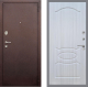 Входная металлическая Дверь Рекс (REX) 2 Медный Антик FL-128 Сандал белый в Балашихе