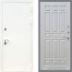Входная металлическая Дверь Рекс (REX) 5 Белая Шагрень FL-33 Лиственница беж в Балашихе