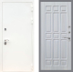 Входная металлическая Дверь Рекс (REX) 5 Белая Шагрень FL-33 Сандал белый в Балашихе