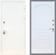 Дверь Рекс (REX) 5 Белая Шагрень FL-128 Белый ясень в Балашихе