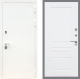 Входная металлическая Дверь Рекс (REX) 5 Белая Шагрень FL-243 Силк Сноу в Балашихе