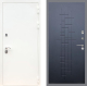 Входная металлическая Дверь Рекс (REX) 5 Белая Шагрень FL-289 Ясень черный в Балашихе