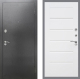 Входная металлическая Дверь Рекс (REX) 2А Серебро Антик Сити Белый ясень в Балашихе