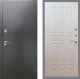 Входная металлическая Дверь Рекс (REX) 2А Серебро Антик FL-33 Беленый дуб в Балашихе