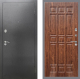 Входная металлическая Дверь Рекс (REX) 2А Серебро Антик FL-33 орех тисненый в Балашихе