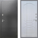 Входная металлическая Дверь Рекс (REX) 2А Серебро Антик FL-128 Сандал белый в Балашихе