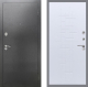 Дверь Рекс (REX) 2А Серебро Антик FL-289 Белый ясень в Балашихе