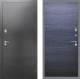 Входная металлическая Дверь Рекс (REX) 2А Серебро Антик GL Дуб тангенальный черный в Балашихе