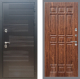 Входная металлическая Дверь Рекс (REX) премиум 185 FL-33 орех тисненый в Балашихе