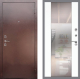 Входная металлическая Дверь Рекс (REX) 1 СБ-16 Зеркало Силк Сноу в Балашихе