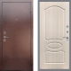 Входная металлическая Дверь Рекс (REX) 1 FL-128 Беленый дуб в Балашихе