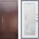Входная металлическая Дверь Рекс (REX) 1 Зеркало Пастораль Белый ясень в Балашихе