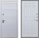 Входная металлическая Дверь Рекс (REX) 14 Силк Сноу FL-33 Белый ясень в Балашихе