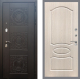 Входная металлическая Дверь Рекс (REX) 10 FL-128 Беленый дуб в Балашихе
