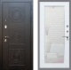 Входная металлическая Дверь Рекс (REX) 10 Зеркало Пастораль Белый ясень в Балашихе