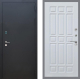 Входная металлическая Дверь Рекс (REX) 1A Черный Муар FL-33 Белый ясень в Балашихе