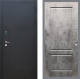 Входная металлическая Дверь Рекс (REX) 1A Черный Муар FL-117 Бетон темный в Балашихе