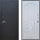Входная металлическая Дверь Рекс (REX) 1A Черный Муар FL-128 Сандал белый в Балашихе