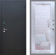 Входная металлическая Дверь Рекс (REX) 1A Черный Муар Зеркало Пастораль Сандал белый в Балашихе