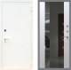 Входная металлическая Дверь Рекс (REX) 1А Белая шагрень СБ-16 Зеркало Белый ясень в Балашихе