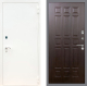 Входная металлическая Дверь Рекс (REX) 1А Белая шагрень FL-33 Венге в Балашихе